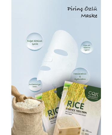 Alright 10 Pieces Rice Silk Protein Essence Tone Equalizing Rice Face Mask Rice Mask 30ML XLM0182 - Buy Online on GoSupps.com