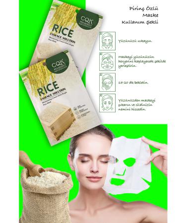 Alright 10 Pieces Rice Silk Protein Essence Tone Equalizing Rice Face Mask Rice Mask 30ML XLM0182 - Buy Online on GoSupps.com