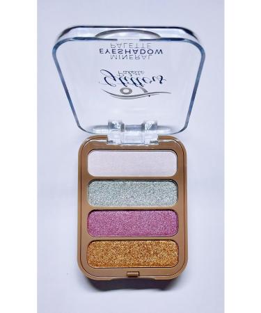 Diamond beauty Diamond 4-Pack Eyeshadow Palette Glilles Eyeshadow Light Glitter Matte