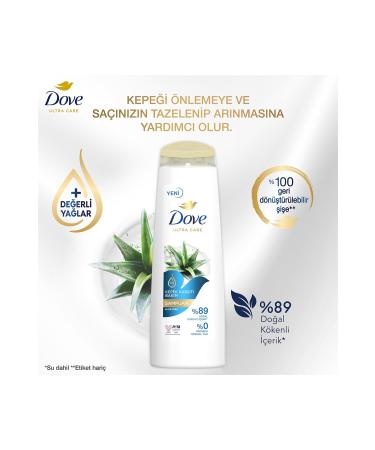 Dove Ultra Care Hair Care Shampoo Anti-Dandruff Care Aloe Vera 400 ml 1 Piece - Buy Online on GoSupps.com