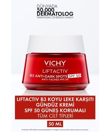 Vichy Dark Spot and Anti-Aging Liftactiv B3 Anti-Dark Spot Day Cream Spf50 50 ml