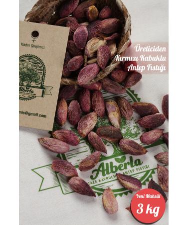 ALBERLA Red Shelled Raw Pistachios 3 kg