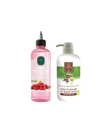 Ey p Sabri Tuncer Raspberry Vinegar & Hair Tonic 500 Ml X Olive Oil Hair Cream 600 Ml