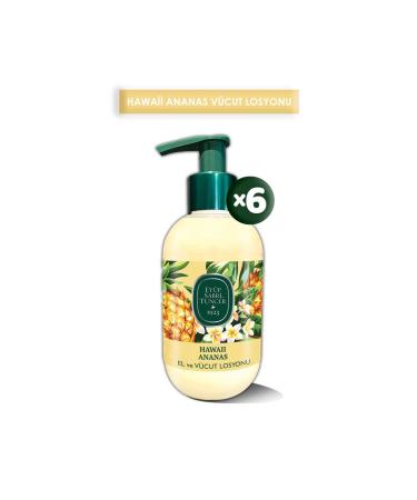 Ey p Sabri Tuncer Hawaii Pineapple Hand and Body Lotion 280 ml X 6