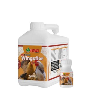 REVA Rebiotic Wingsflor-Meat and Egg Productivity Increasing Feed Additive-5 Liters