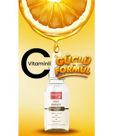 Dermoten Anti-Spot Skin Brightener Arbutin Niacinamide and Vitamin C Skin Care Serum 30 ml - Buy Online on GoSupps.com