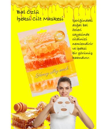 Alright 10 Pieces Honey Moisturizing and Whitening Face Mask Honey Mask XLM96 - Buy Online on GoSupps.com