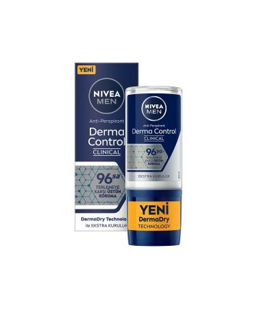 NIVEA Derma Control Clinical Men's Roll On 50 ml-NTRL-978