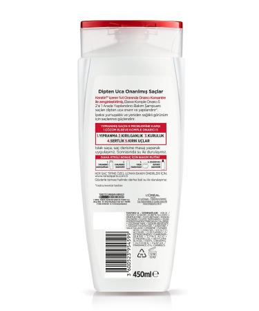 Elseve L'Or al Paris Elseve Complete Repair 5 Restructuring Care Shampoo 2 in 1 450 ml 5 Pieces - Buy Online on GoSupps.com