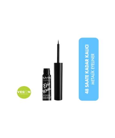 NYX Professional Makeup Epic Wear Metallic Liquid Liner Black Metal