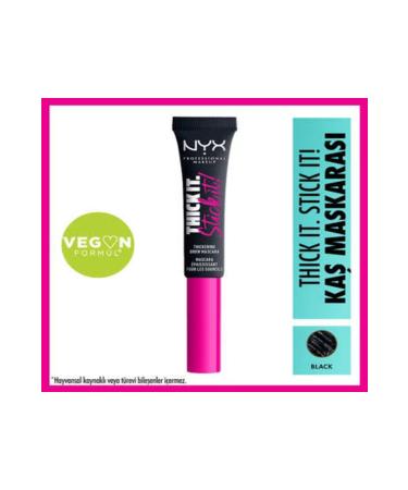 NYX Professional Makeup Thick It Stick It Eyebrow Mascara Black