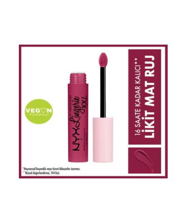 NYX Professional Makeup Lip Lingerie XXL Liquid Liquid Lipstick Staying Juicy