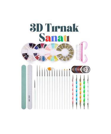 Transformacion 3D False Nail Decoration Kit 718485