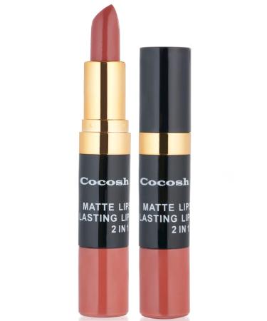 Cocosh She Lipstick - Matte Smile Lipstick & Lipgloss 2 In 1 04 Brown 8681569700499