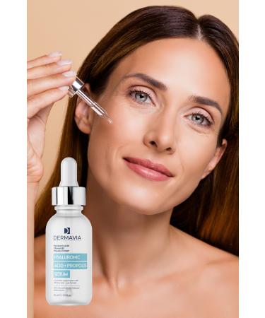 Dermavia Intensive Moisturizing Revitalizing Hyaluronic Acid Propolis Serum 30 ml - Buy Online on GoSupps.com