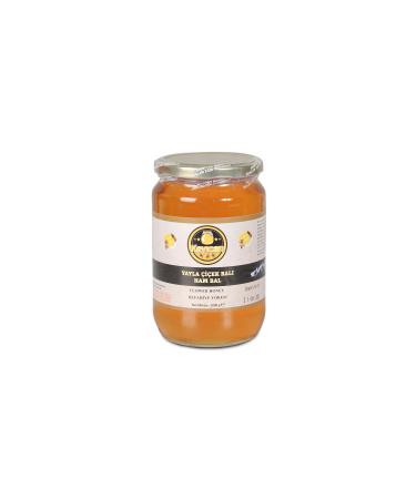 Kay can Beekeeping Farm Erzincan Genuine Pure Flower Honey 1000g Glass Jar