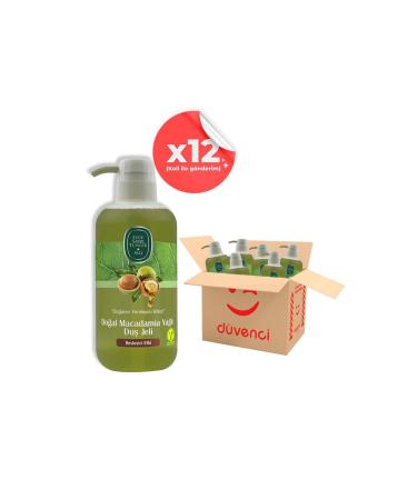 Ey p Sabri Tuncer Natural Macadamia Oil Shower Gel 600 ml X 12