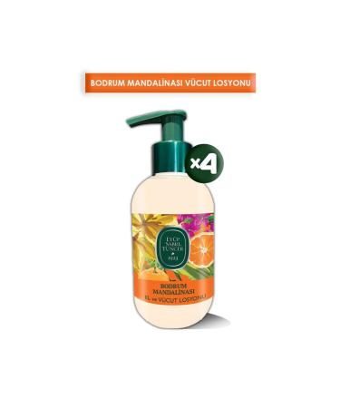 Ey p Sabri Tuncer Bodrum Mandarin Hand and Body Lotion 280 ml X 4