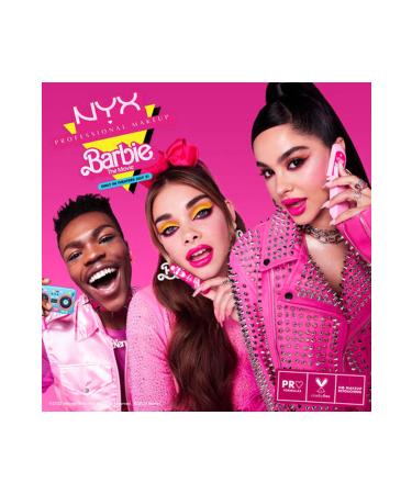 NYX Professional Makeup Barbie Mini Eyeshadow and Face Palette Turn Up the Ken-Energy + Mini Butter Gloss Lip Gloss - Buy Online on GoSupps.com