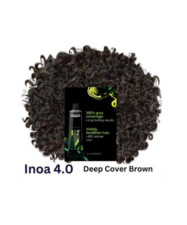 NOA Inoa Oxidant-Free Glycerin Hair Dye 4.0 Intense Brown 60 gr. ECBeauty.X30