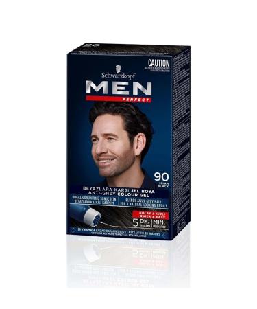 Schwarzkopf Men Perfect White Color Breaker Hair Dye 90 Black