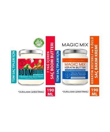 PROCSIN Magic Mix 9 Essence Hair Keratin Butter + BOOM BUTTER 7 Oil-containing Hair Care Oil