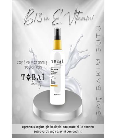 TOBA Nourishing Repairing Moisturizing Revitalizing Keratin Care Milk for Damaged Hair 200 ml