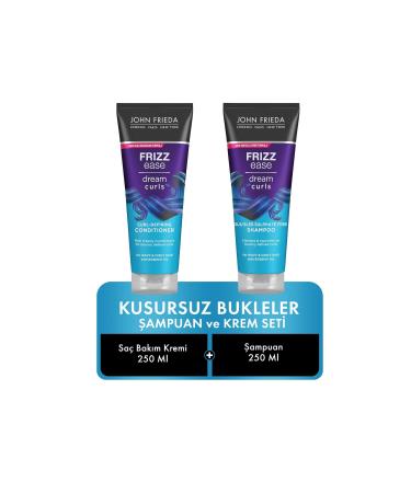 John Frieda Perfect Curls Conditioner and Shampoo 250 ml 2-Pack