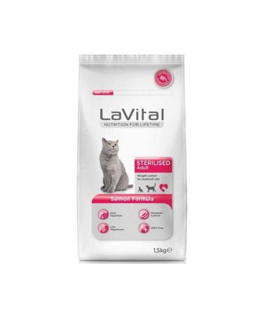 La Vital Sterilized Salmon Sterilized Adult Cat Food 1.5 KG