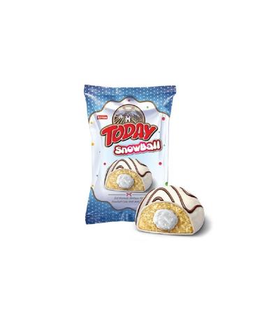 Elvan Today Snowball Milk Cake 35 Gr. 24 Pieces (1 BOX) - Buy Online on GoSupps.com