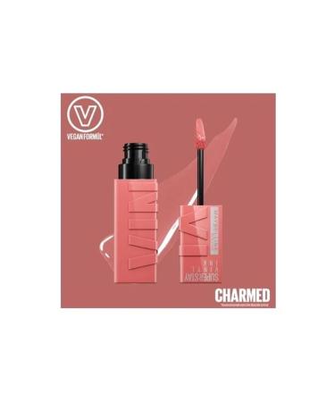 Maybelline New York MAYBELLINE NEW YORK SUPER STAY VINYL INK LONG-LASTING LIQUID GLOSSY LIPSTICK 100 CHARMED - Buy Online on GoSupps.com