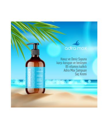 ADIRA MOX After Sea & Pool Care Shampoo. 500 Ml. Keratin & Argan & Glycerin & Vitamin B5 Additive. - Buy Online on GoSupps.com