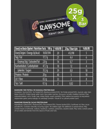 Rawsome Cocoa Bar Pack Gluten Free and Vegan 12 Bars - Buy Online on GoSupps.com