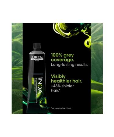 INOA High White Covering Alcohol-Free Hair Dye 4.0 Intense Brown 60 gr Y7 - Buy Online on GoSupps.com