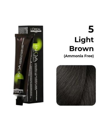 INOA High White Covering Antioxidant Hair Dye 5.0 Light Brown 60 gr. BSecrets.Y102