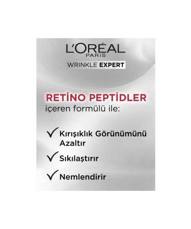 L'Oreal Paris LOREAL PARIS WRINKLE EXPERT ANTI-WRINKLE DAY CREAM - Buy Online on GoSupps.com