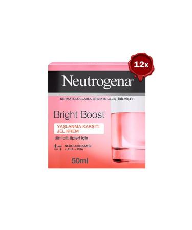 Neutrogena Bright Boost Anti-Aging Gel Cream 50ml X 12