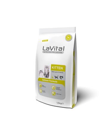 La Vital Kitten Premium Kitten Cat Food with Salmon 1.5 Kg 2 Pack - Buy Online on GoSupps.com