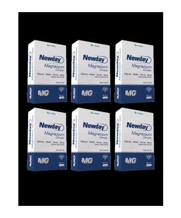 Rcfarma Newday Magnesium Complex 60 Capsules x6