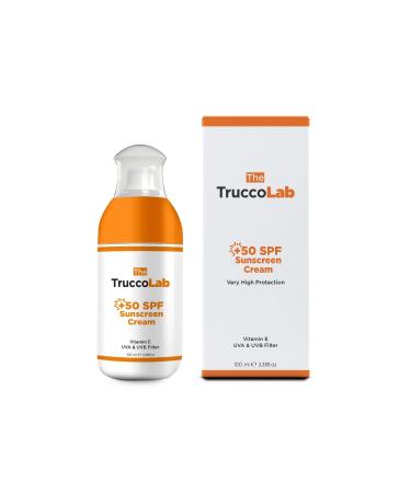 the truccolab spf +50 high protection intensive anti-stain and skin tone equalizing sunscreen - Buy Online on GoSupps.com