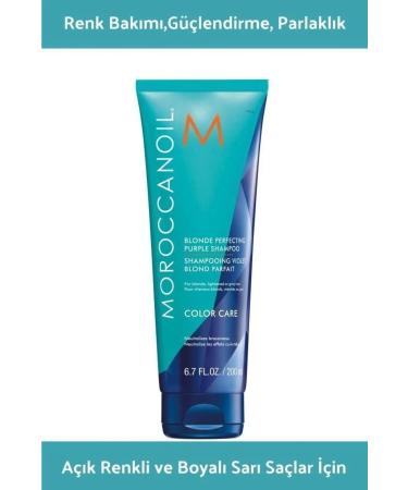 Moroccanoil Blonde Perfecting Purple Shampoo 200 ml 18 EVAONLINE690