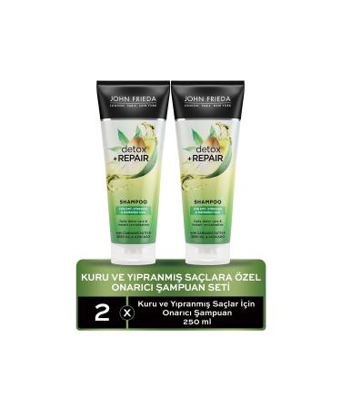 John Frieda Repairing Shampoo for Dry and Damaged Hair Set of 2