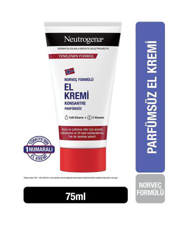 Neutrogena Norwegian Formula Hand Cream Unscented 75 ml 3 Pieces - Buy Online on GoSupps.com