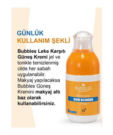 bs bubbles cosmetic Anti-Stain Makeup Base Face and Body Sunscreen Cream 30spf 100ml - Buy Online on GoSupps.com