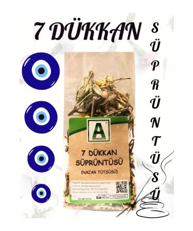 Aktarzane Seven Shop Trash 7 Shop Trash Evil Eye and Abundance Incense 50gr