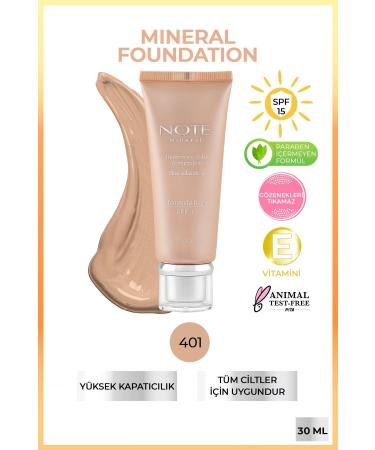 Note Cosmetics Mineral Foundation - 401