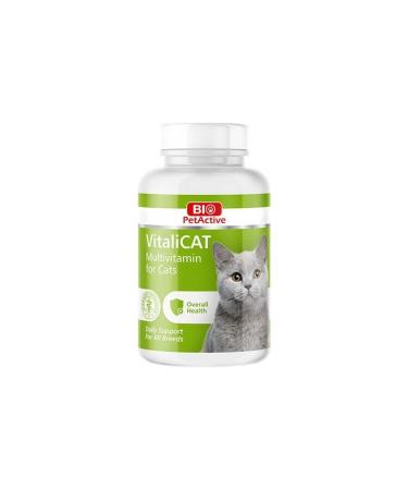 Bio PetActive Bio Pet Active Vitalicat Multivitamin Tablets for Cats 150 Pieces 75 Gr