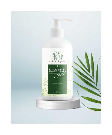 naturel yoni Professional Anti-Cellulite and Anti-Stretch - Cold Lipolysis Gel for Regional Slimming 250 Ml