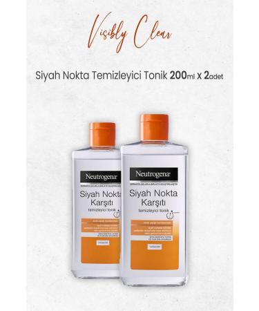 Neutrogena Visibly Clear Blackhead Cleansing Toner 200 ml X 2 Pcs
