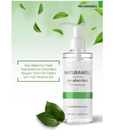 Naturawell Tea Tree Essence Facial Cleansing Gel 200ml